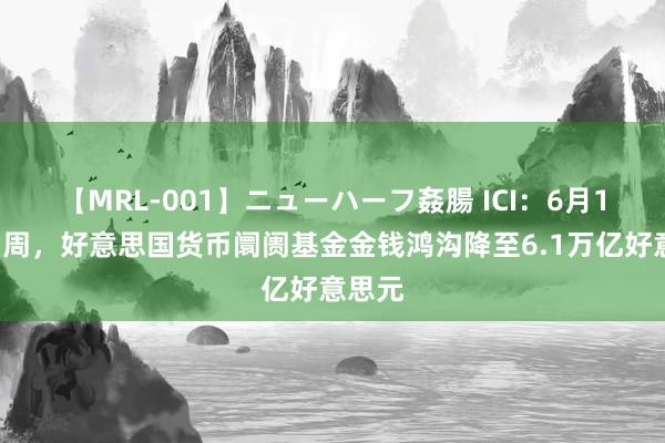 【MRL-001】ニューハーフ姦腸 ICI：6月19日当周，好意思国货币阛阓基金金钱鸿沟降至6.1万亿好意思元